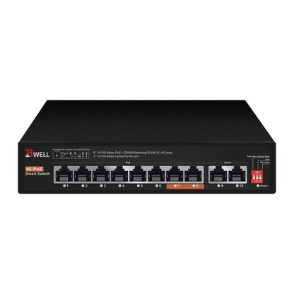 بي ويل سويتش 8 منافذ 100 ميجا 100Bwell Switch 8 Port 10/100 POE