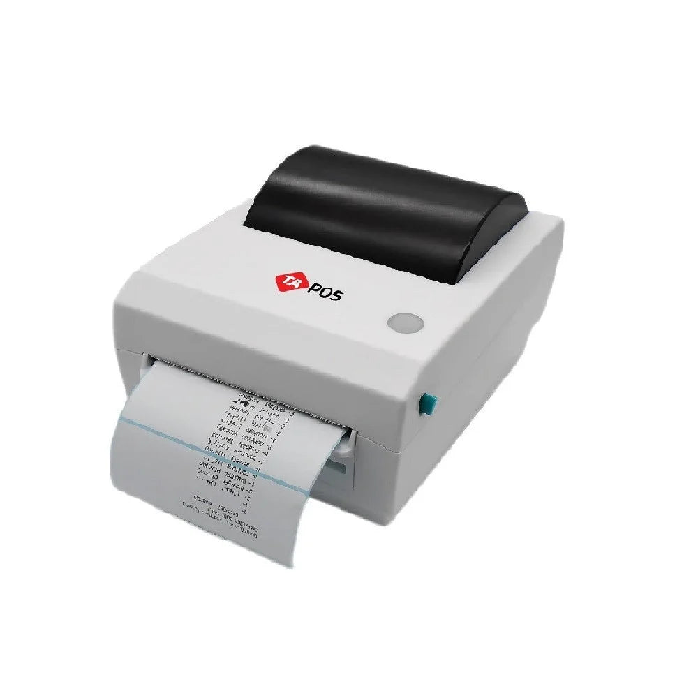 Thermal barcode printer for printing labels and shipping documents with automatic label separation feature