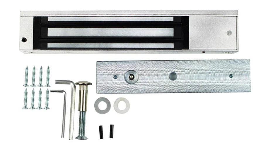 Electric magnetic lock for glass doors and wood doors