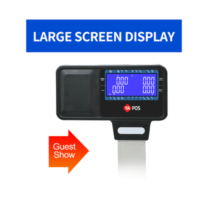 Electronic barcode scale for printing labels from 10 grams to 30 kilograms, supports issuing an invoice