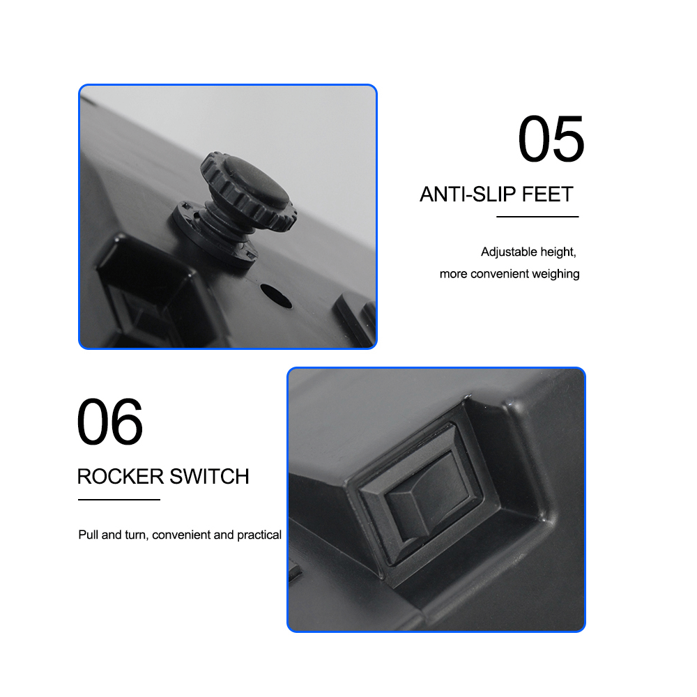 Electronic barcode scale for printing labels from 10 grams to 30 kilograms, supports issuing an invoice