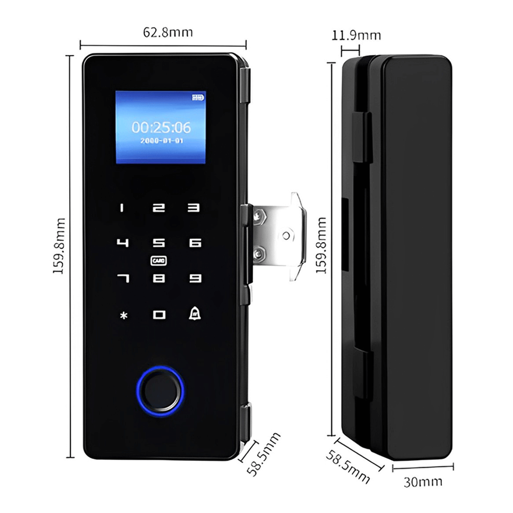 Access control device for glass doors GL500