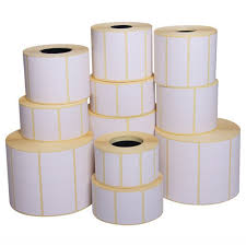 Size 40*22 thermal barcode paper, carton of 50 rolls/2000 stickers