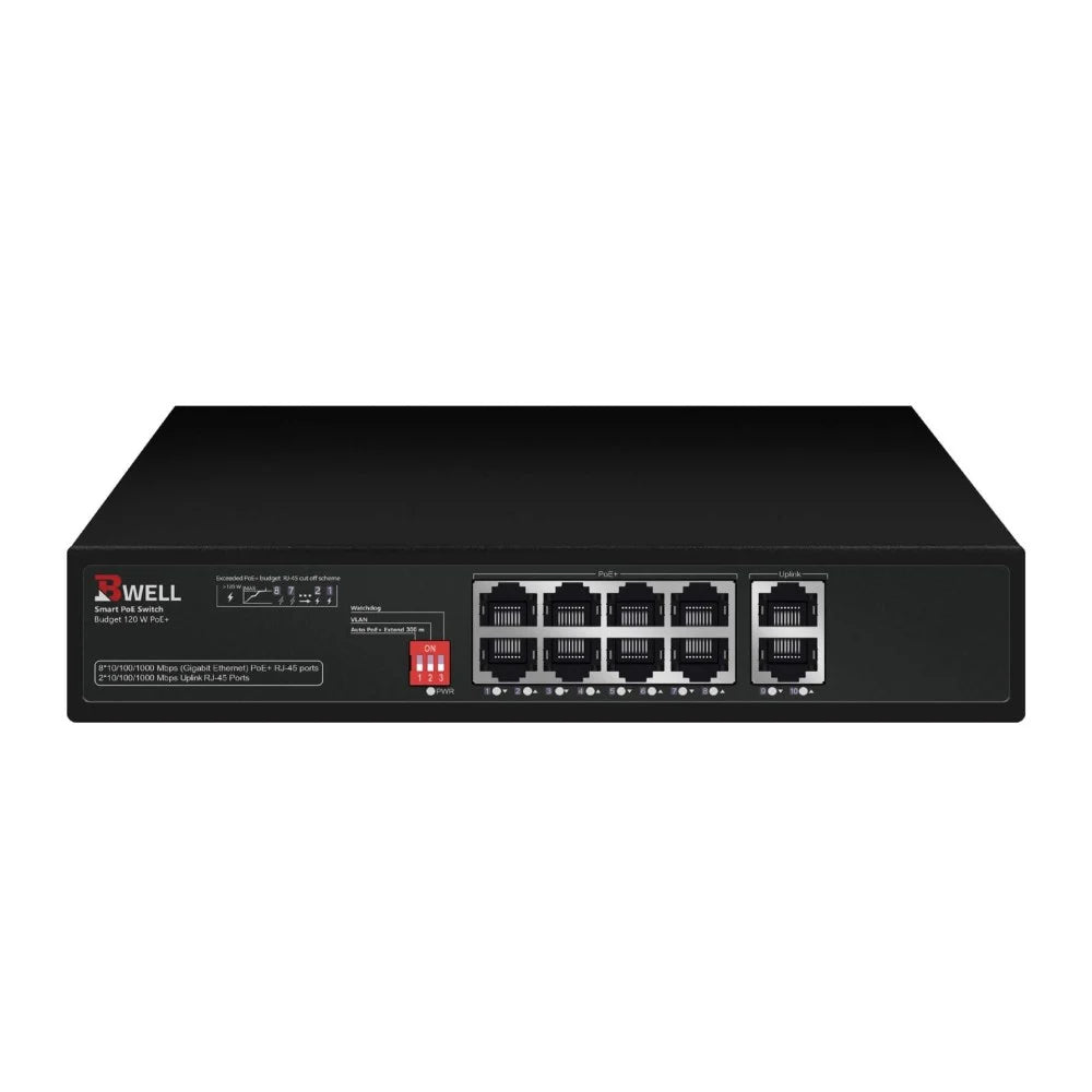 Bwell Switch 8 Port Gigabit POE