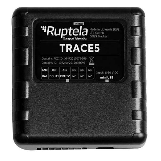 جهاز تتبع اوروبي الصنع ماركة ريبوتيلا Ruptela TRACE5-4G لتتبع المركبات + برنامج wialon مع اشتراك سنه