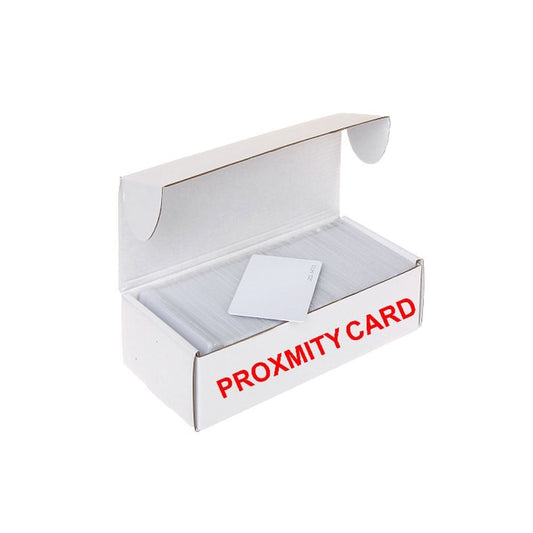 A box of 200 printable fingerprint attendance cards