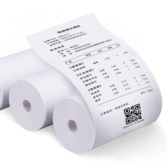 A carton of 100 rolls of thermal billing paper, size 40*80